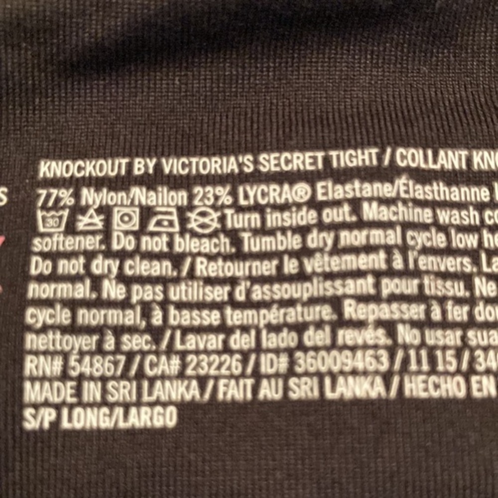 VICTORIA’S SECRET WOMENS Knockout Leggings - sz Small - Picture 9 of 10